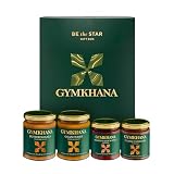 Gymkhana Indian Sauces and Marinades - Be The Star Gift Box - Indian Food Gifts for Cooks, Gourmet Food Simmer and Slow Cooker Sauces - 2 Curry Sauce Flavours & 2 Marinades