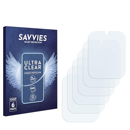 Savvies 1652278 Screen Protector For Okyuk 4G Kids Smartwatch Protection Film Clear 6-Pack thumb #4