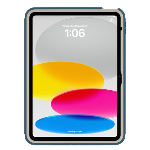 Image of OtterBox iPad (A16) & iPad 10th Gen (Only) - Defender Series Case - Baja Beach (Blue) - Screenless - Rugged & Durable - Multi-Layer Protection - Microbial Defense Protection - Non-Retail Packaging
