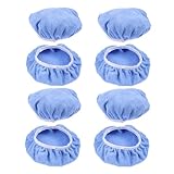 Garneck 8 piezas Almohadillas Pulidoras Coche Microfibra Aplicación Cera Uniforme Brillo Pulido Profesional Multifunción para Detallado Automotriz