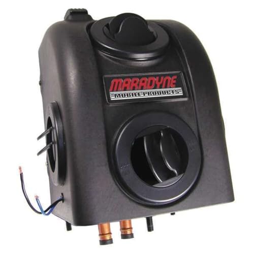 Maradyne Santa Fe Floor Mount Heater | Energy Efficient | Heavy Duty & Corrosion-Resistant | 360-Degree Adjustable Louvers | 3-Speed Motor | Easy Control | Universal Mounting | Hardware Included