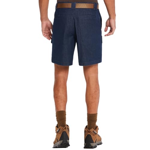 Image of Savane Mens 8 inch Hiking Cotton Cargo Shorts with Tech Pocket (Available in Big & Tall)