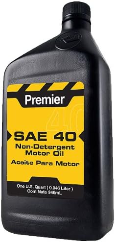 TruSouth Oil 300201 SAE 40 Premier Non-Detergent Motor Oil - 1 Quart - Case of 12