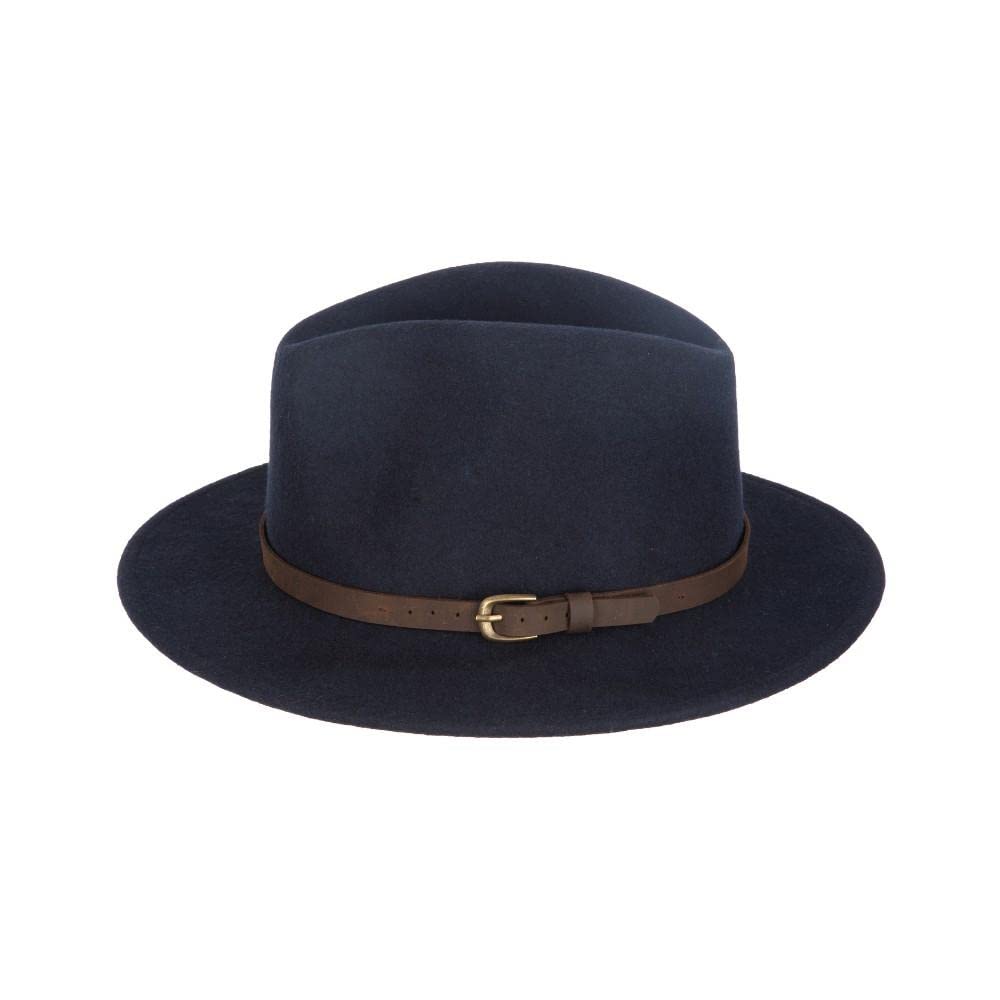 Walker And Hawkes Unisex Navy - Wool Felt Dalby Outback Hat - M