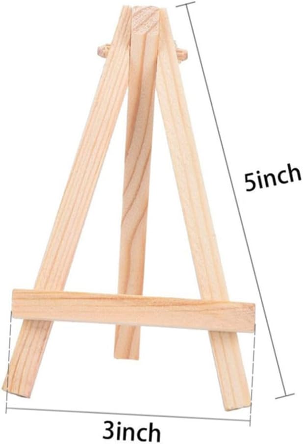 8Pcs Mini Wooden Display Easel Stand for Boys and Girls Phone Pictures Size image 2