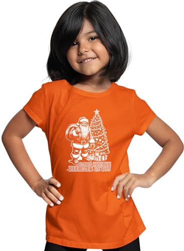 Go All Out Santa Squatch Believes in You Funny Bigfoot Christmas Mens Women Youth T-Shirt2