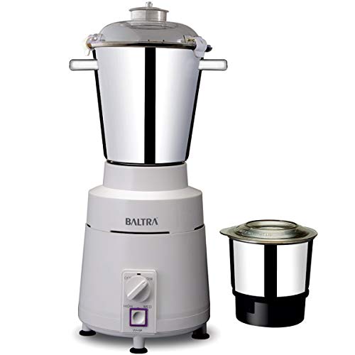 Image of Baltra High Speed BMG-105 1100-Watt Mixer Grinder 2 Jars (White)(ISI Certified, 2year warranty with Doorstep Service)