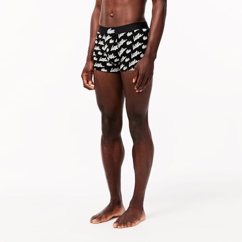 Lacoste Men's Cotton Stretch Print Animation Trunks2