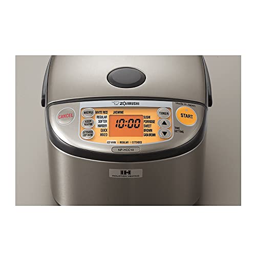Zojirushi NPHCC18XH Induction Heating System Rice Cooker and Warmer, 1