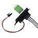 HVAC Blower Motor Resistor Kit With Harness for 2003-2006 Chevy Chevrolet Silverado Avalanche Suburban Tahoe,GMC Sierra Yukon Cadillac Escalade 89019088 973-405 15-81086 22807123 (12 MONTHS WARRANTY)