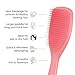 Tangle Teezer Large Ultimate Detangler Hairbrush for Wet & Dry Hair, Eliminates Knots & Reduces Breakage for Long, Thick, & Curly Hair Types, Coral Pink