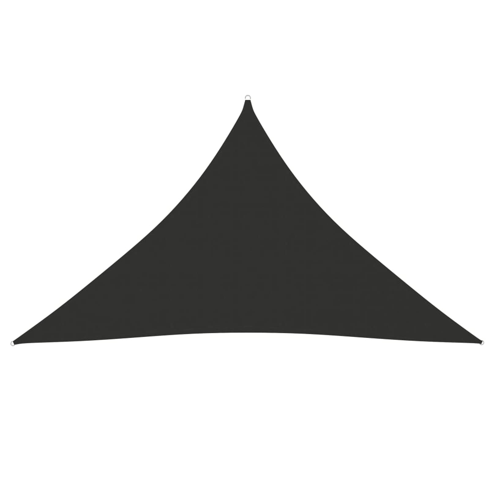 Parasole a Vela Oxford Triangolare 2,5x2,5x3,5 m Antracite,Tenda a Vela Impermeabile Rettangolare Vela Ombreggiante Parasole Protezione Raggi U V per Esterno Giardino terrazza