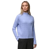Street One Pullover mit Strukturmix Frosted Blue Mel. 38