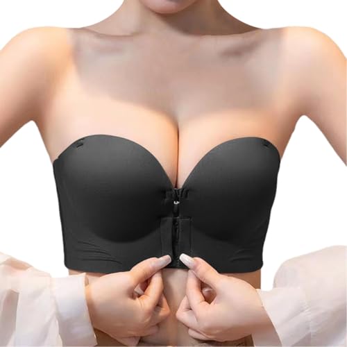 Reggiseno per Vestiti Scollati sulla Schiena Premaman Brassiere Adesive Morbido 49 2a Bassa Particolari 7 AIRE Fanno Fitness Piccole 38d Schiaccia Decollete Merletto Quarto Impact