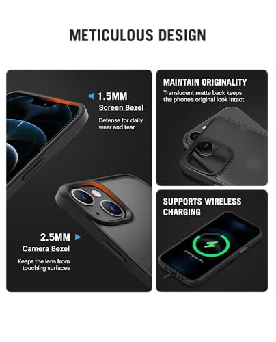 Image of DailyObjects Polycarbonate Nimbus 2.0 Magnetic Protective Case Cover Compatible with iPhone 14 Pro Max |Anti Shock,Scratch Resistant|Precise Cutouts & Modern Design|Wireless Charging