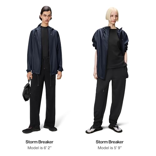 Rains Unisex. 18370 Casaco Storm Breaker Azul-Marinho (S), Casual, PoliéSter - 5