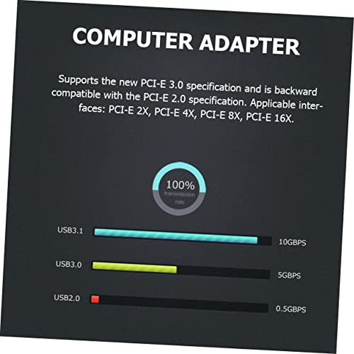 Carte extension double port type-c adaptateur pci express pc windows linux - 7