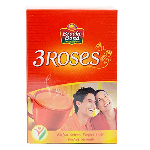 Image of Brookebond Brooke Bond 3 Roses Tea, 245Gram - Assam, Loose Leaves