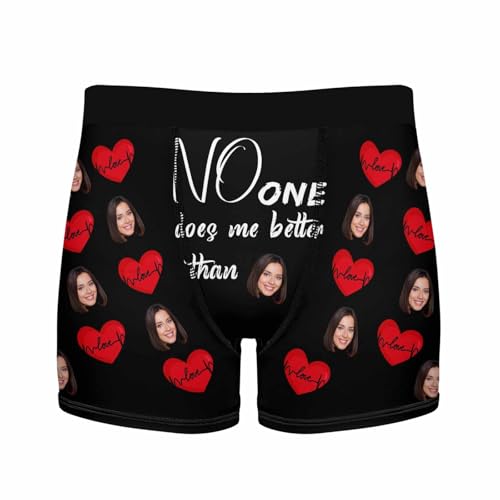 Custom Funny Boxers for Men Personalized Face Underwear for Boyfriend Valentine's Birthday XS-5XL3