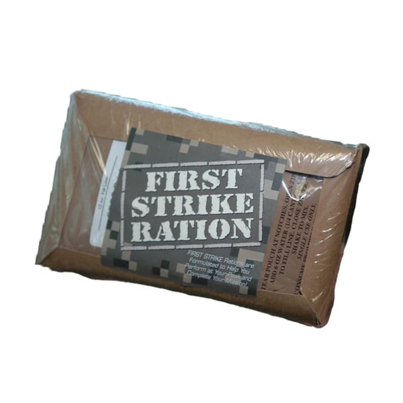 Miniatura 2 de Estuche First Strike Ration FSR, alimentos frescos de supervivencia a largo plazo para acampar, senderismo, comidas compactas militares genuinas de