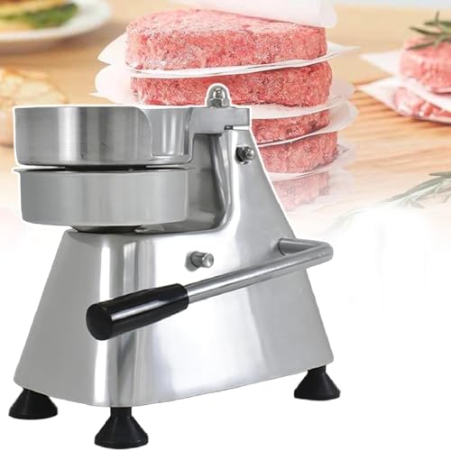 Presse à viande commerciale 100 mm avec bol en acier inoxydable pour galettes de bœuf