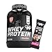 Produktbild 3kg Mammut Whey Protein Eiweißshake - Set inkl. Protein Shaker, Riegel, Powderbank oder Tasse (Schoko, Mammut Protein Bar - Raspberry)