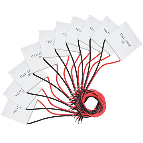 Diymore TEC1-12706 Heatsink Thermoelectric Cooler Cooling Peltier Plate Module 12V 6A 60W (10Pcs)