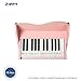 ZIPPY Kids Piano Keyboard, 25 Keys Digital Piano for Kids, Volume Adjustable, Mini Music Educational Instrument Toy, Wood Toy for Toddlers Girls Boys (Pink)