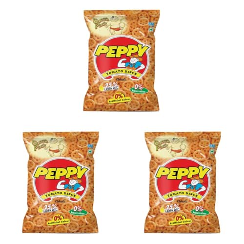 Image of Peppy Classic Tomato Disc, 55g or 60g (Weight May Vary) (Pack of 3)