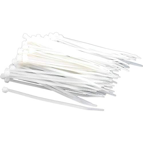 Image of Indiginous Teeth Grip Nylon Self Locking Cable Zip Ties | Heavy Duty Strong Zip Wire Fastener Organizer Tie (50, Size 2.2 X 100 MM)