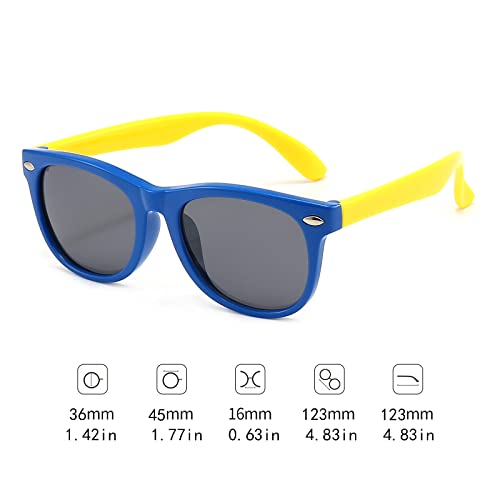 Fannygo 3 Pack Kids Sunglasses For Boys Girls Kids Polarized Sunglasses Boy Girl Age 3-11 thumb #3