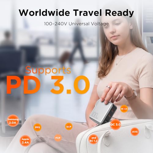 3-Port wegear 100W GaN Slim USB-C Wall Charger w/ Foldable Plug (2 colors) - image 8