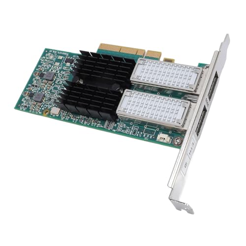 Adaptador de red Ethernet de doble puerto QSFP 40 Gb/s, tarjeta de fibra óptica PCI Express 3.0 x8 para servidor con descarga de hardware para VXLAN y NVGRE miniatura 7