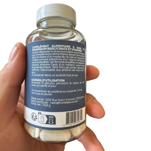 HUMBLE+ Pack Active Aging 3 Mois - 3 Magnésium + 3 Oméga-3 EPA & DHA | Bisglycinate D3, B6, B12 & Huiles de Poisson - Programme Complet, Trimestriel - pour le Quotidien - Marque Française