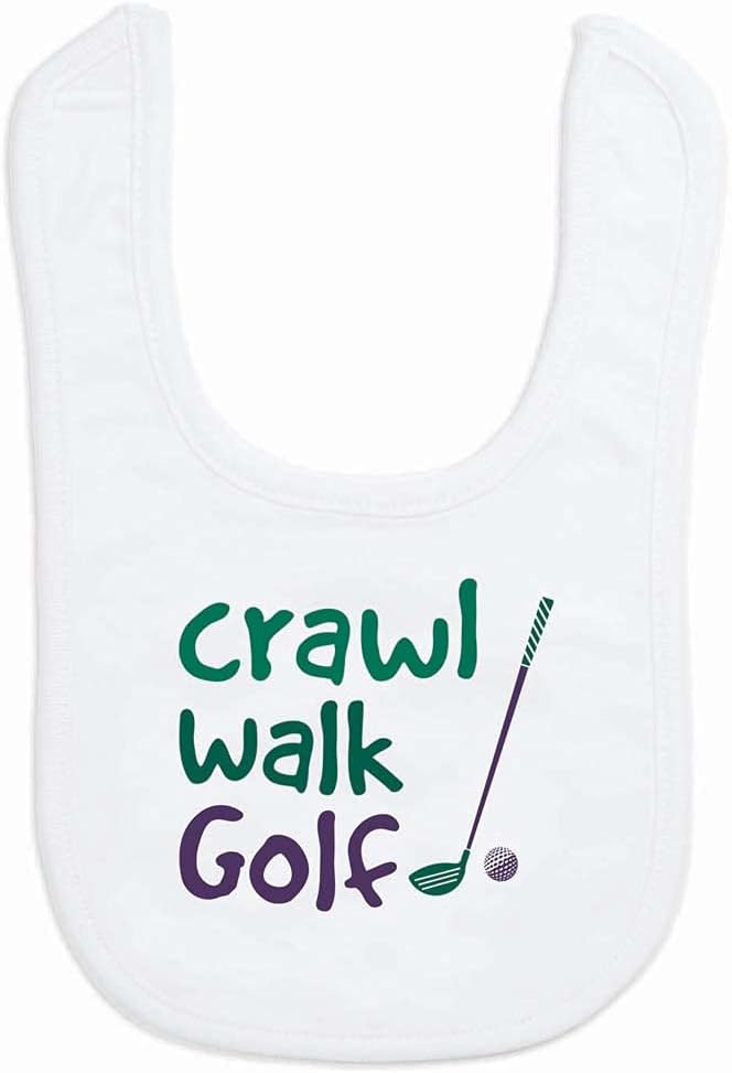 ChalkTalkSPORTS Golf Baby Bib - Soft Microfiber - Golf Baby Gift image 5