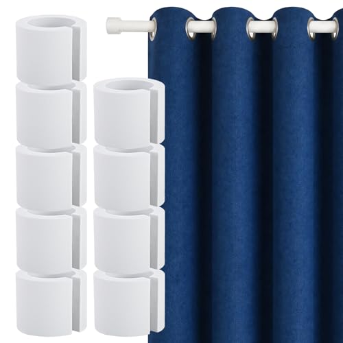 9 Pack Curtain Pleat Spacers 50mm EVA Foam Rollers for Uniform Ripple Fold and Wave Curtains Easy Install Curtain Shaping Accessories for Home Office Window Treatments