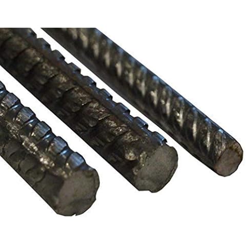 10 Stück Bewehrungsstahl Betonstahl Moniereisen 1250 mm Ø 10 mm Cover