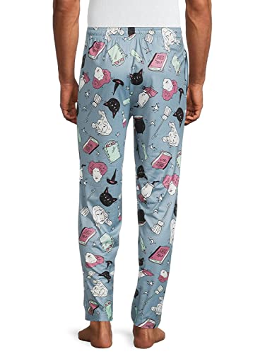 Hocus Pocus Mens' Sanderson Sisters Spells Sketch Art Pajama Lounge Pants2