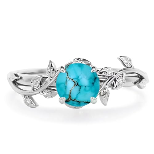 1 Carat Round Cut Gemstone Wedding Bands With Leaves for Women 10K 14K 18K Gold Engagement Rings Elegant Bridal Gifts for Birthday Anniversary Christmas