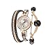 Produktbild Fenverk Damen Schöne Mode Design Strass Armband,Armbanduhr Damen Mode Frauen Mädchen Analog Quarz Eule Anhänger Damen Kleid Armband Uhr Armbanduhr Armband Uhr Uhren(C#03)