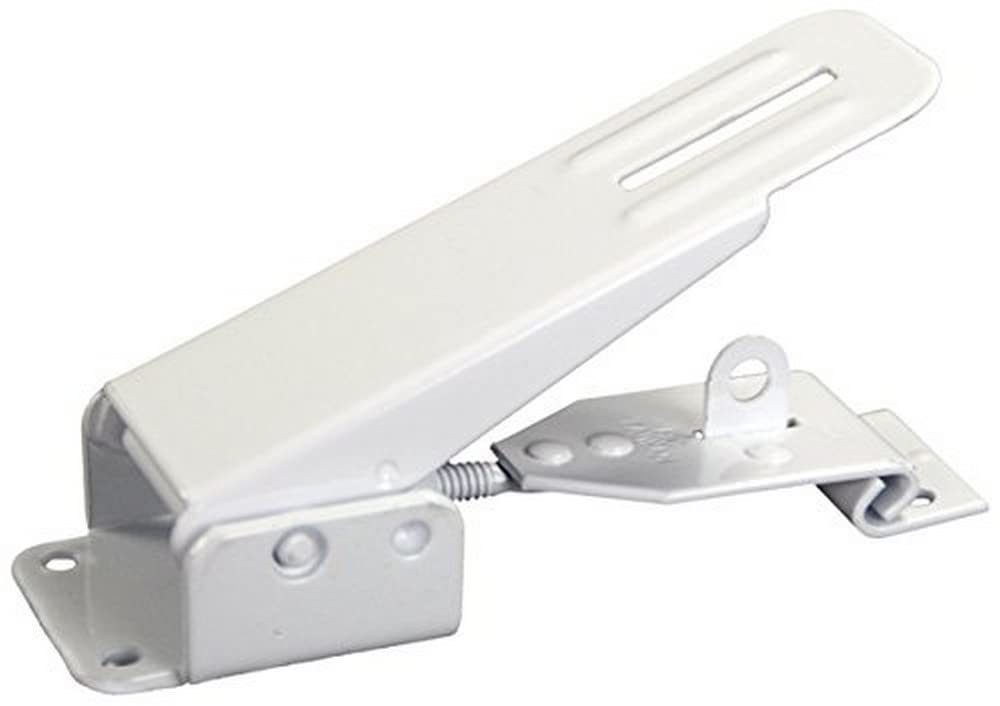 JR Products 10845 White Fold Down Camper Latch and Catch