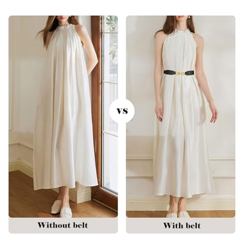 3 Pack Women Skinny Elastic Belts for Dress Waist Belt for Pants Stretch Thin Belt2