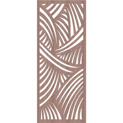 Image of Chester Decorative Pierced Fretwork Wood Wall Panels, 11 3 /8 inchW x 29 3 /8 inchH x 3 /8 inchT, Walnut