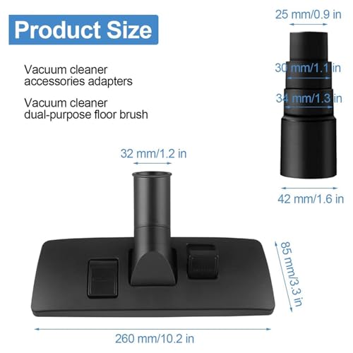 Cepillo universal para aspiradora combinado con boquilla de succión eficiente de 32 mm 8