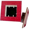 Creative Crafthouse Secret Stash Wood Puzzle Box Red Stained Maple Mandala Edition 4 Inch Cube