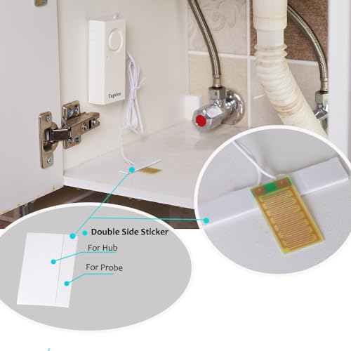 Topvico-Water-Alarms-for-Basements-Heater-Leak-Detector-Sump-Pump-Overflow-Moisture-Flood-Sensor-120dB-Work-Alone-Battery-Operated-3-Packs
