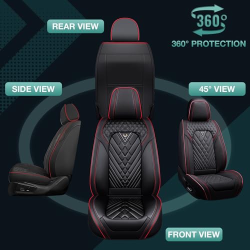 Image of Car Seat Covers for Chevy Blazer 2000-2026 Leather Front Seats