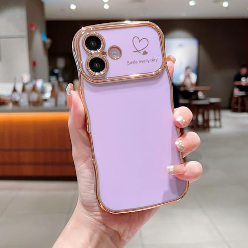 IDweel Luxury Cute Slim Durable for iPhone 17 for Women Girls, Purple - image 5