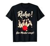 Herren Bowling Bowler Bowlingkugel Der Meister wirft Geschenk T-Shirt