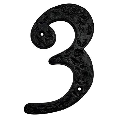 Akatva 6" Iron Heavy Numerals (3) Cover